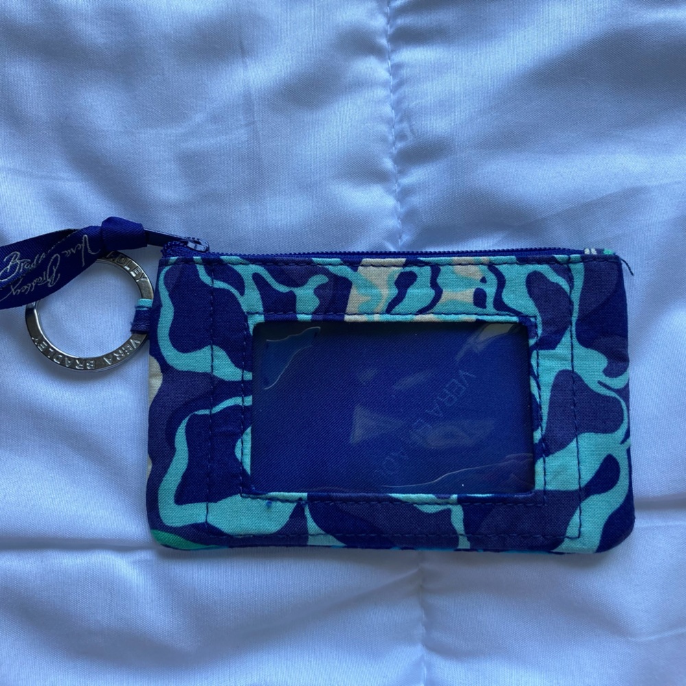 Blue Vera Bradley ID wallet